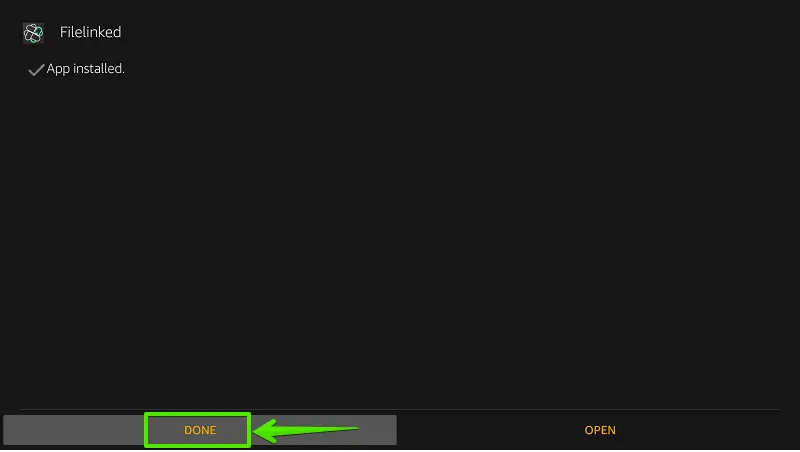 Filelinked installed