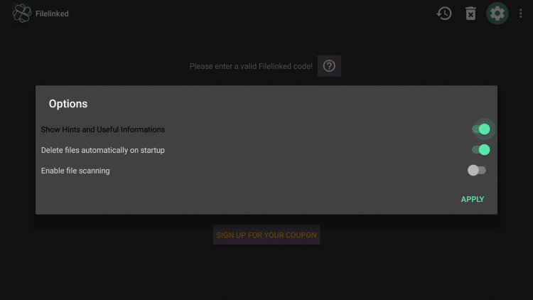 turn off Show Hints and Useful Informations